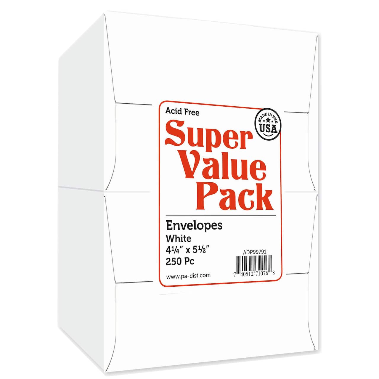 PA Paper&#x2122; Accents Super Value Pack Envelopes, 4.25&#x22; x 5.5&#x22;